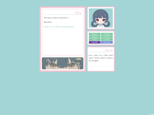 blog screenshot