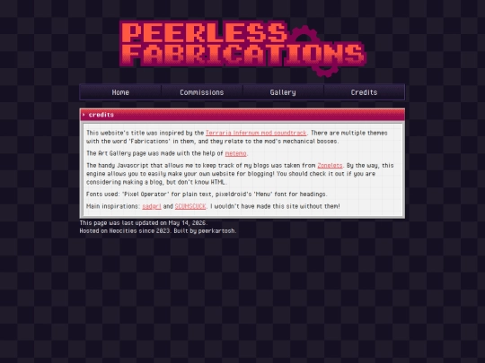 credits screenshot