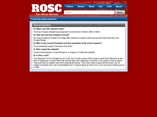 faq screenshot