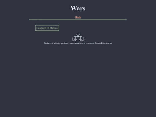 history/wars screenshot