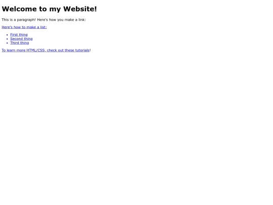 index screenshot