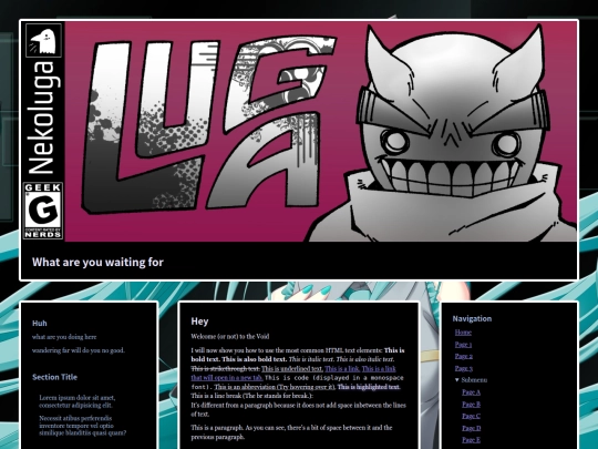 index screenshot