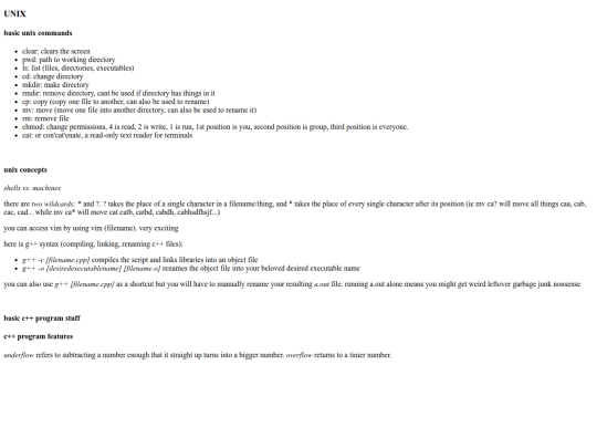 classnotes/cplusplus screenshot