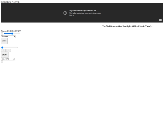 webdeck-player screenshot