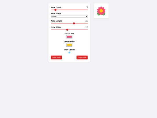 flowermakertest screenshot
