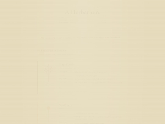 herbarium screenshot