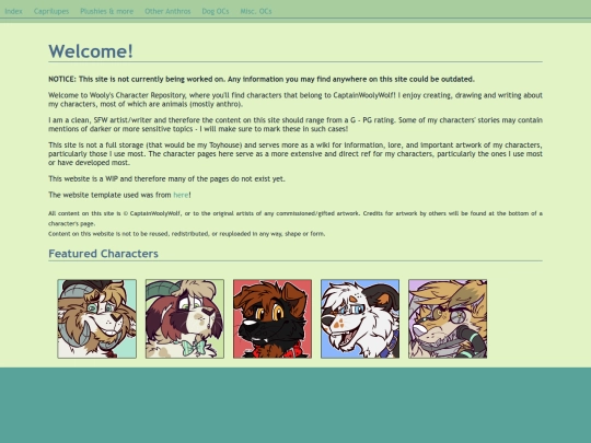 index screenshot