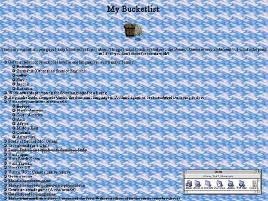bucketlist screenshot
