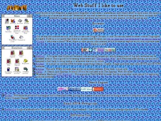 webstuff screenshot