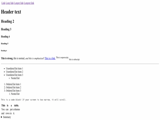index screenshot