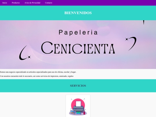 Papeleria_css screenshot