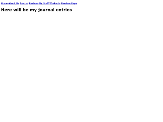 Journal screenshot