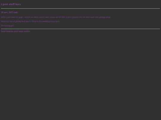 posts screenshot