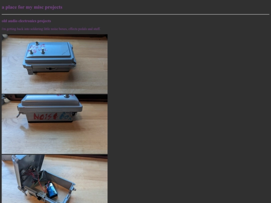 projects screenshot