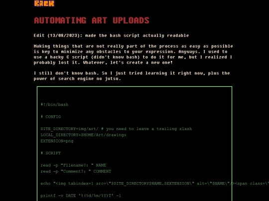 blog/script screenshot