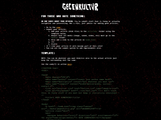 gegenkultur/tutorial screenshot