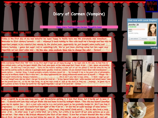 diary screenshot