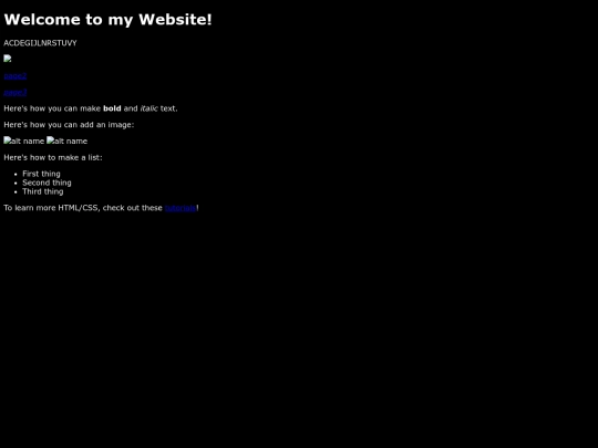 index screenshot