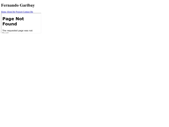 Portfolio/resume screenshot