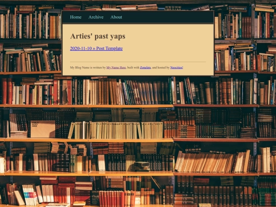 archive screenshot