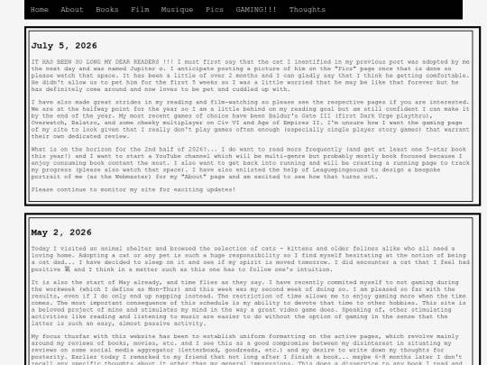 blog screenshot