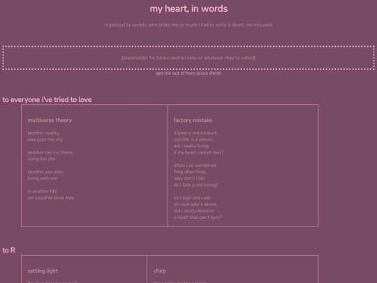 writings screenshot