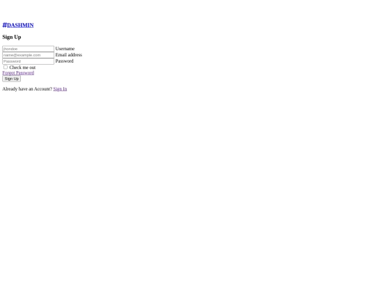 css/signup screenshot