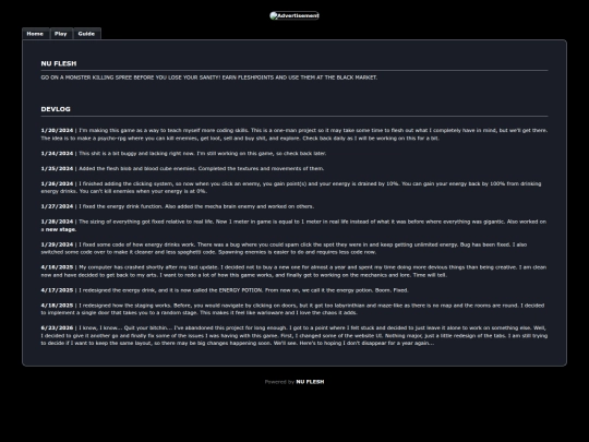 index screenshot