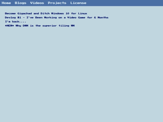 html/videos screenshot