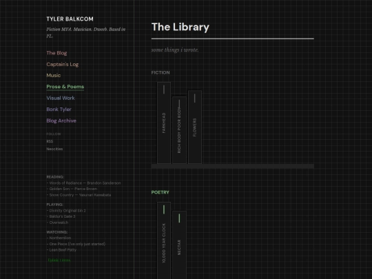 library screenshot