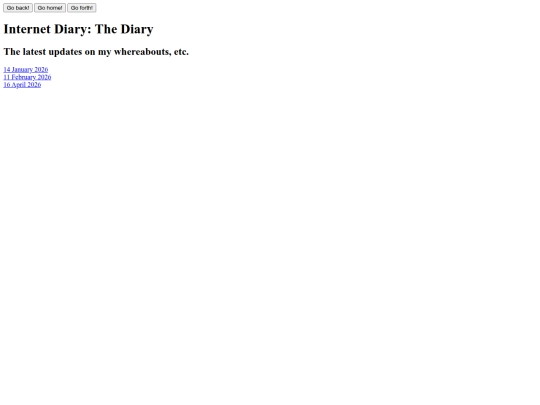 diary screenshot