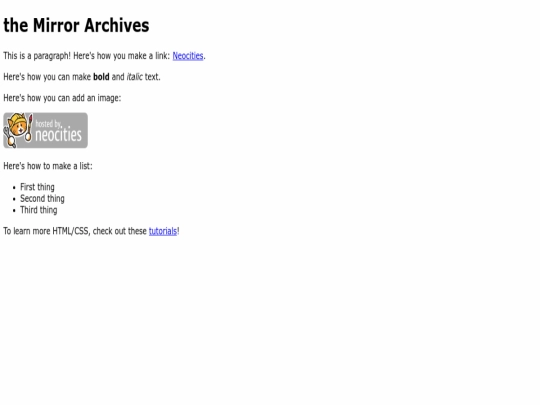 index screenshot