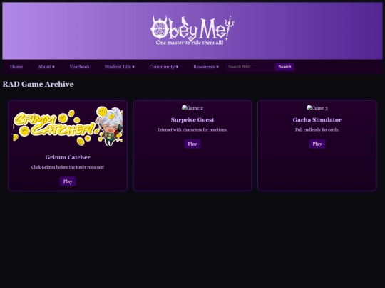 games screenshot