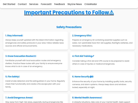 precuation screenshot