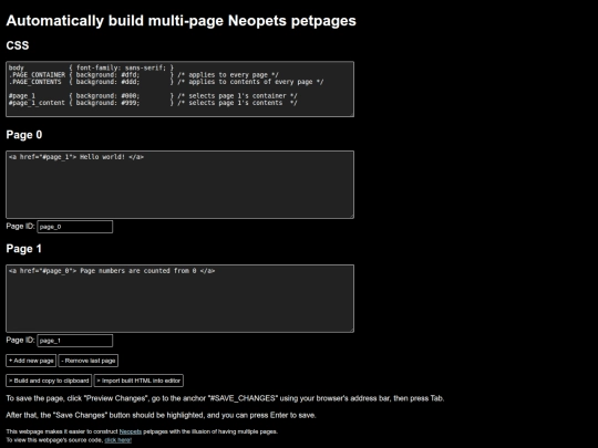 petpage screenshot