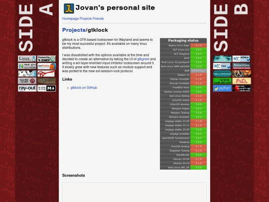 projects/gtklock screenshot