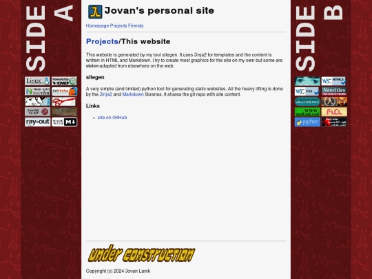 projects/site screenshot