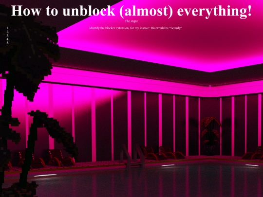 unblock screenshot