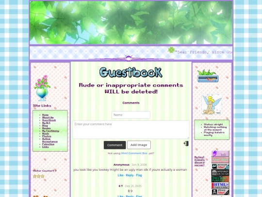 guestbook screenshot