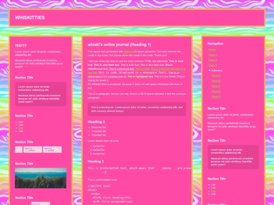 index screenshot