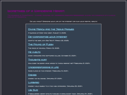 index screenshot