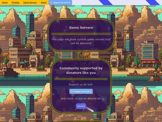 html/servers screenshot