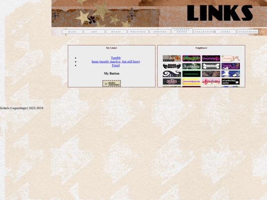 links screenshot