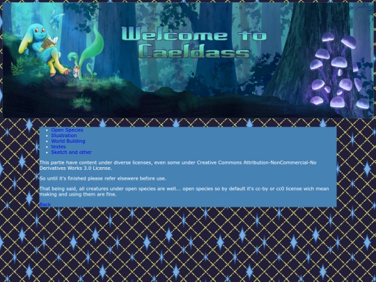 Caeldass/intro screenshot