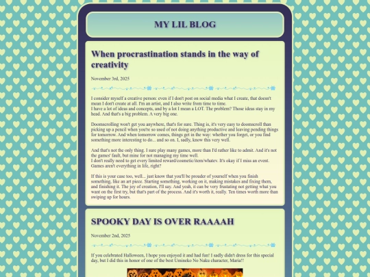 blog screenshot