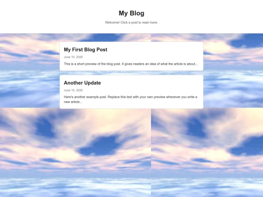 test screenshot