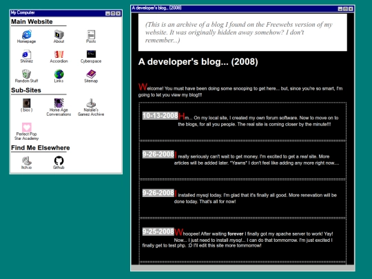 random/freewebs/developers_blog screenshot