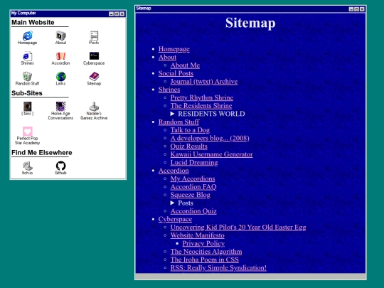 sitemap screenshot