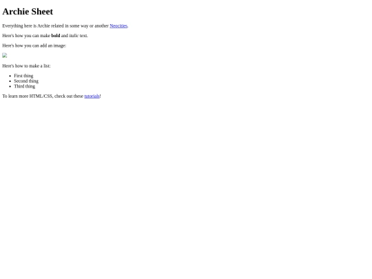 index screenshot