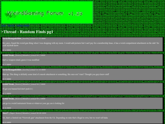 WeirdGaming-ThreadRandomFinds screenshot
